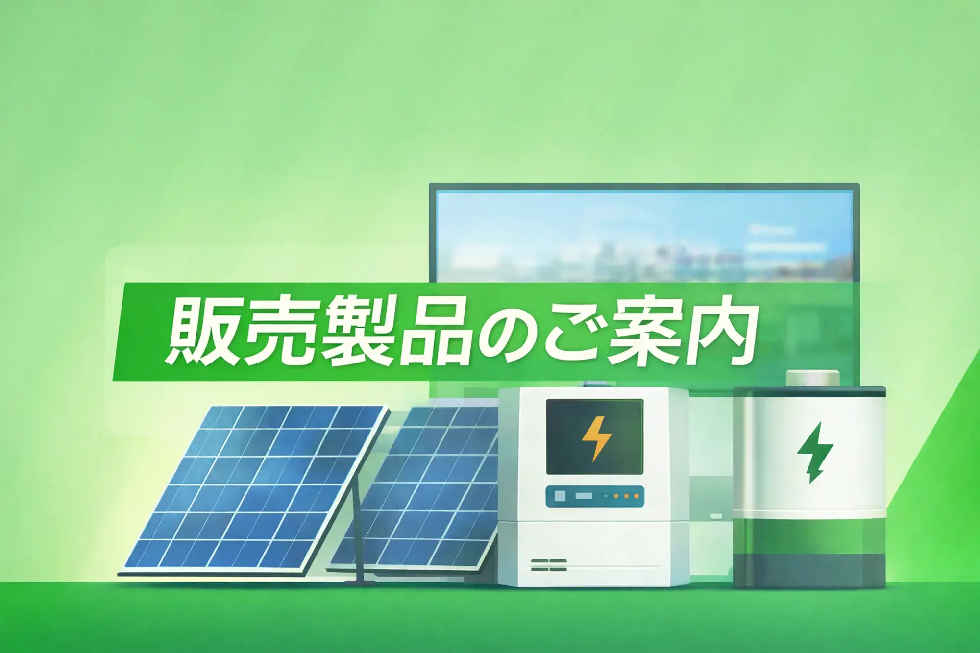 販売製品のご案内